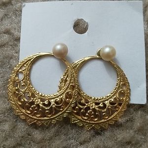 Gold Colored Earrings